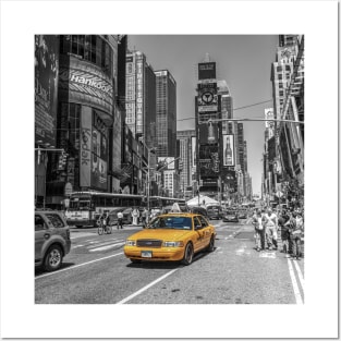 New York, Times Square Taxi Posters and Art